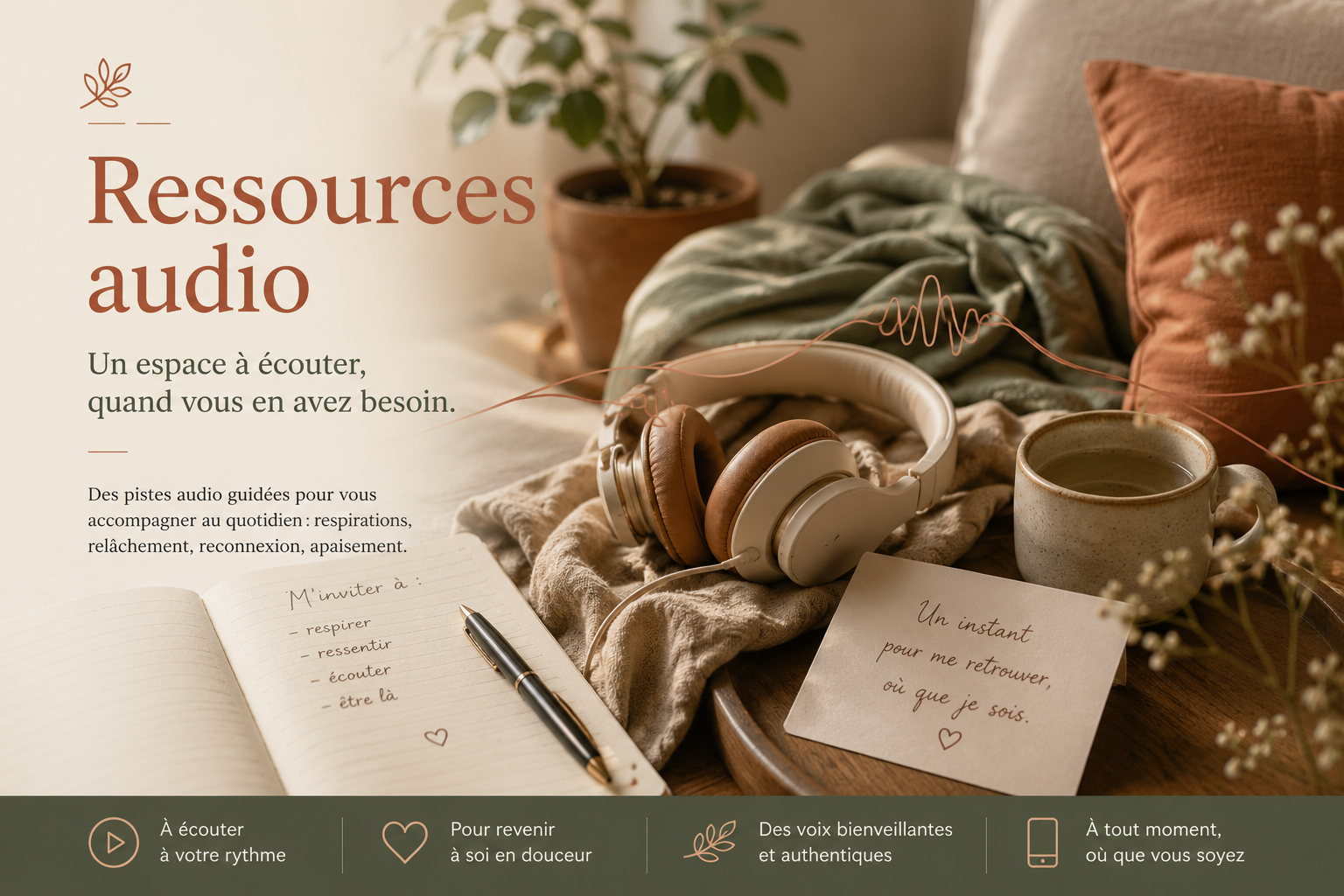 Ressources audio dans un cocon 