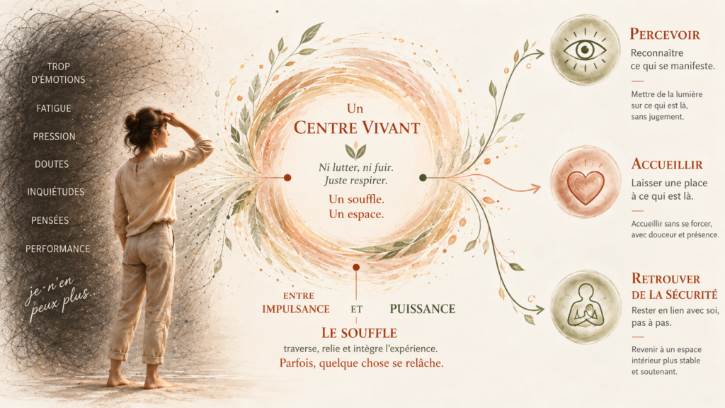 un centre vivant, le souffle intérieur